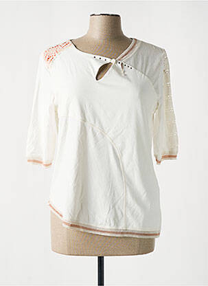 Top alb ELISA CAVALETTI femeie