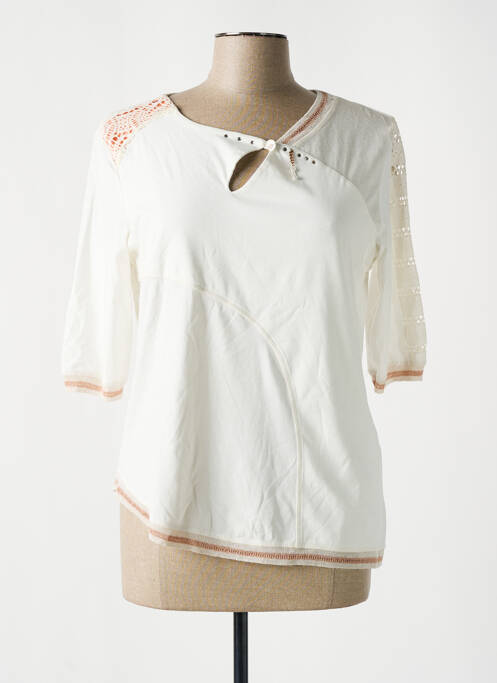 Top alb ELISA CAVALETTI femeie