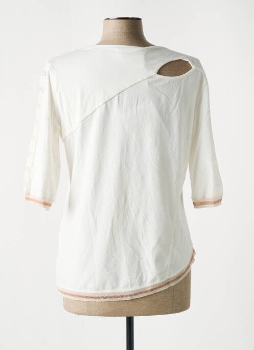 Top alb ELISA CAVALETTI femeie