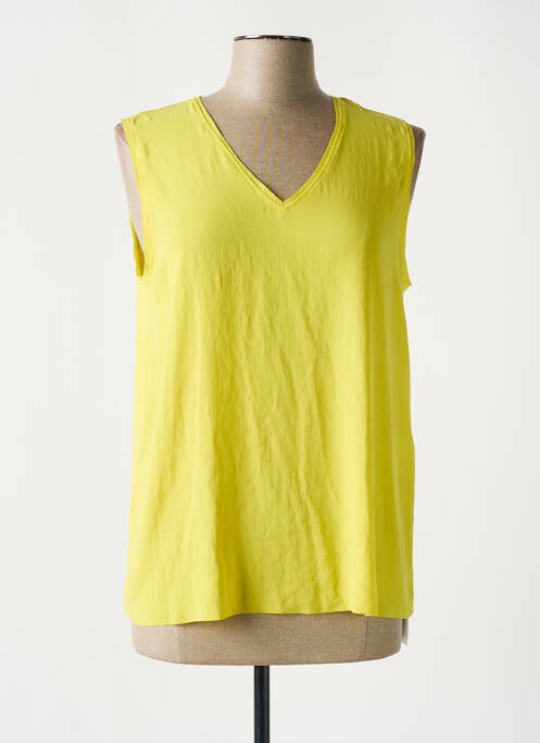 Maiou croială dreaptă fără mâneci galben MARC CAIN femme