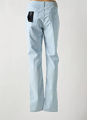 Pantalon slim țesătură poplin mărime normală albastru EMPORIO ARMANI femeie