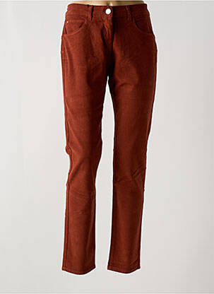 Pantalon slim maro EAST DRIVE femeie