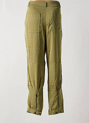 Pantalon drept elasticitate talie înaltă verde MARC CAIN femeie