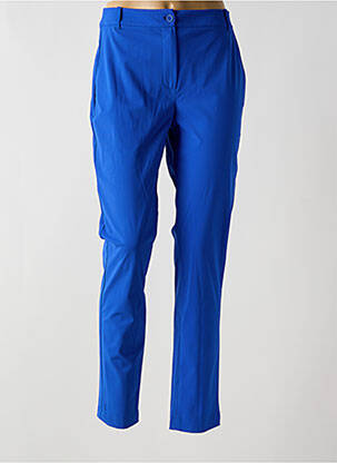 Pantalon slim elasticitate mărime normală albastru INDIES femeie
