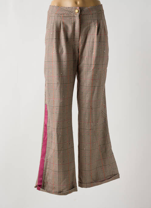 Pantalon larg maro ELISA CAVALETTI femeie