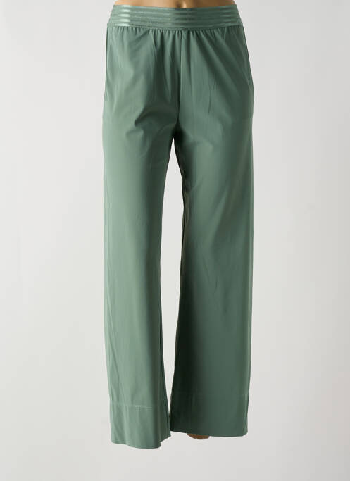 Pantalon larg verde INDIES femeie
