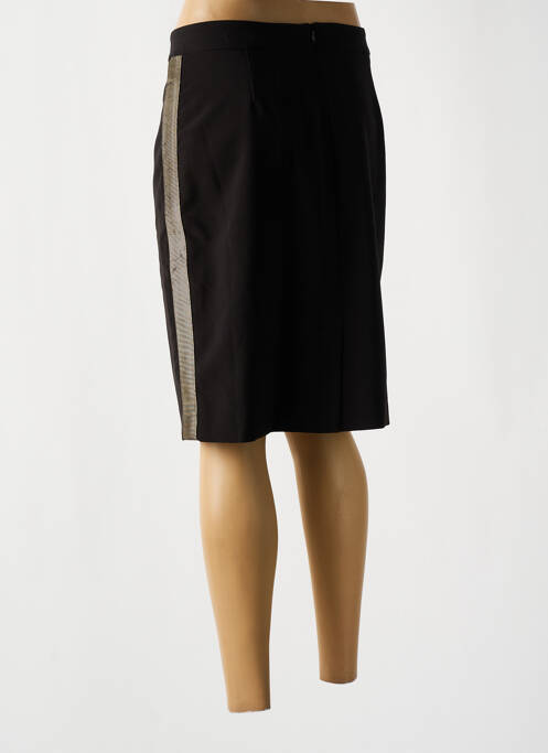 Fustă midi negru LAUREN VIDAL femeie