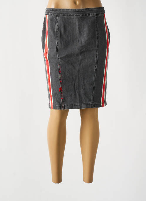 Fustă midi gri ELISA CAVALETTI femeie