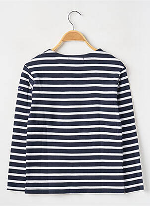 Tricou mâneci lungi mâneci lungi albastru închis WEEK END A LA MER băiat