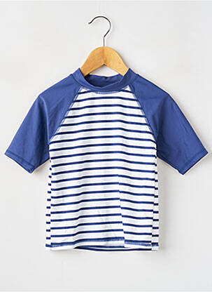 Tricou elasticitate mâneci scurte albastru WEEK END A LA MER băiat