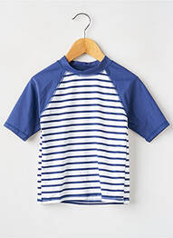 Tricou elasticitate mâneci scurte albastru WEEK END A LA MER garcon