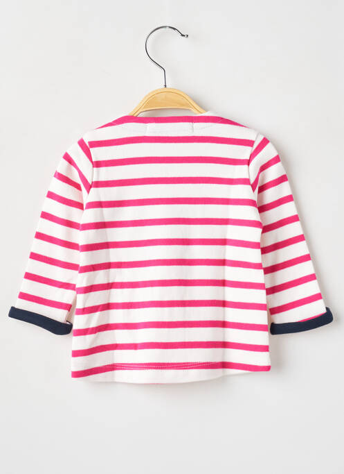 Tricou roz WEEK END A LA MER fată