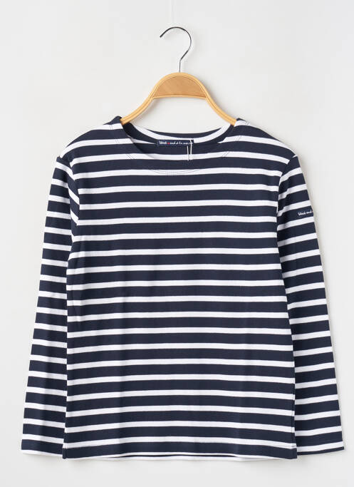 Tricou albastru închis WEEK END A LA MER băiat