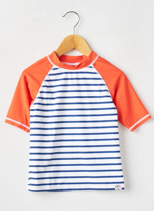 Tricou portocaliu WEEK END A LA MER băiat