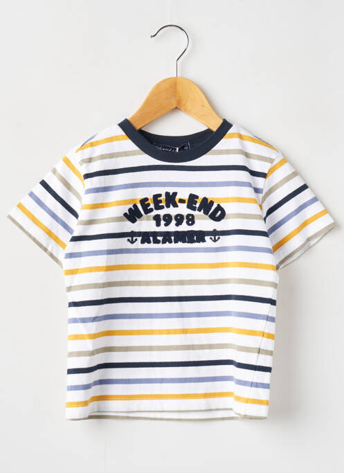 Tricou albastru WEEK END A LA MER băiat