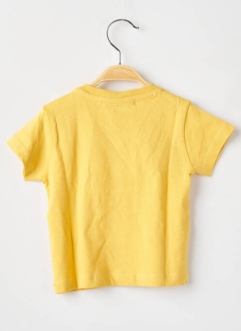 Tricou galben WEEK END A LA MER băiat