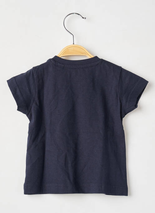 Tricou albastru WEEK END A LA MER fată