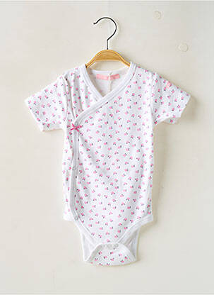 Body de lenjerie roz WEEK END A LA MER fată