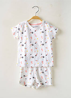 Pijama alb WEEK END A LA MER fată