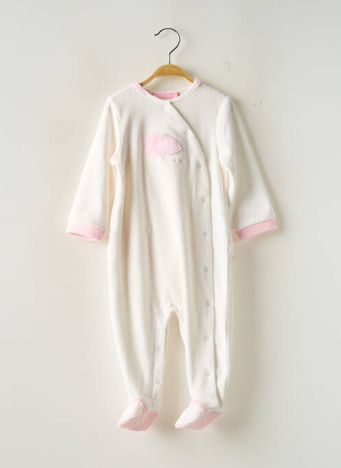 Pijama alb WEEK END A LA MER fată