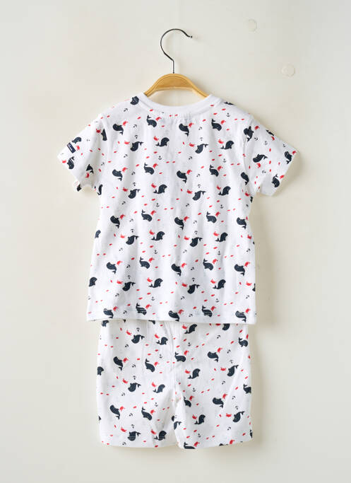 Pijama alb WEEK END A LA MER băiat