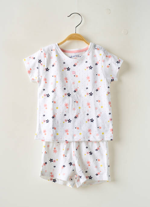 Pijama alb WEEK END A LA MER fată