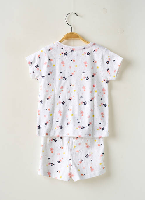 Pijama alb WEEK END A LA MER fată