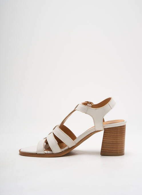 Sandale/Pantofi decupați alb ALIWELL femeie