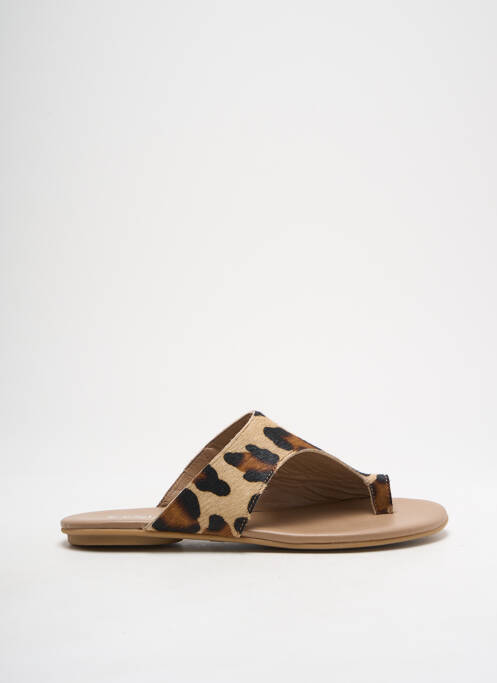 Șlapi bej REQINS femeie