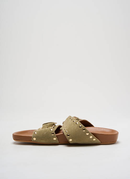 Mulete/Saboți verde ALIWELL femeie