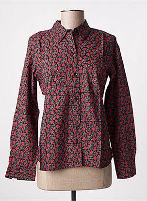Cămașă imprimeu floral mâneci lungi roșu SINOE BY BAMBOO'S femeie