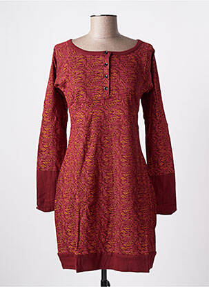 Rochie scurtă mâneci lungi mâneci lungi roșu SINOE BY BAMBOO'S femeie