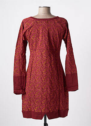 Rochie scurtă mâneci lungi mâneci lungi roșu SINOE BY BAMBOO'S femeie