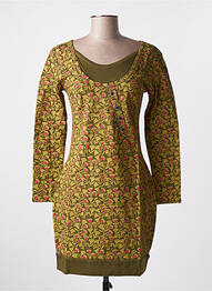 Rochie scurtă mâneci lungi mâneci lungi verde SINOE BY BAMBOO'S femeie