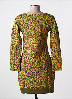 Rochie scurtă mâneci lungi mâneci lungi verde SINOE BY BAMBOO'S femeie