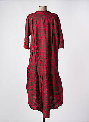 Rochie midi mâneci 3/4 mâneci 3/4 roșu SINOE BY BAMBOO'S femeie
