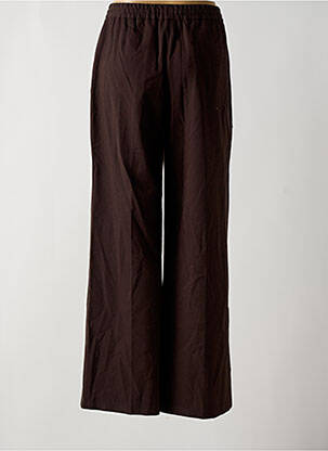 Pantalon larg buzunare talie înaltă maro LE FABULEUX MARCEL DE BRUXELLES femeie