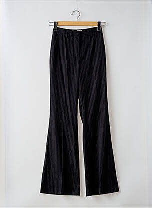 Pantalon evazat elasticitate talie înaltă negru PLEASE femeie