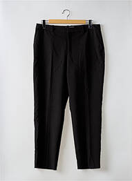 Pantalon drept elasticitate negru MANGO femeie