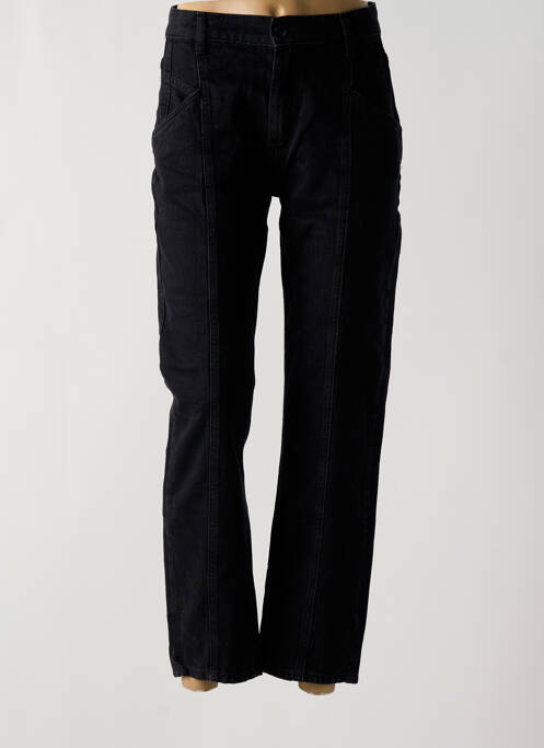 Blugi cu croială dreaptă talie înaltă talie înaltă negru ASTRID BLACK LABEL femme