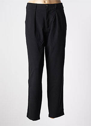 Pantalon drept elasticitate talie înaltă negru STREET ONE femeie