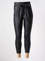 Pantalon 7/8 talie înaltă talie înaltă negru VERO MODA femme