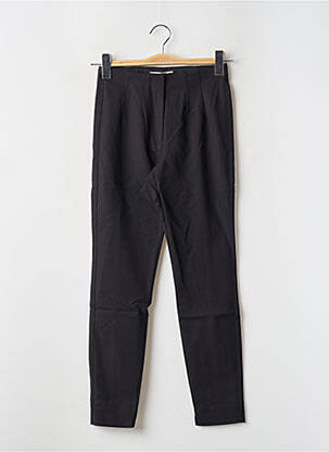 Pantalon slim talie înaltă talie înaltă negru MANGO femeie