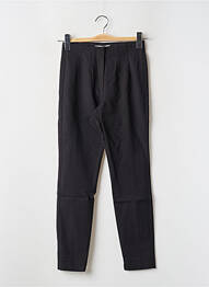 Pantalon slim conic talie înaltă negru MANGO femeie