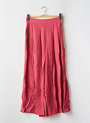 Pantalon larg roșu MNG femeie