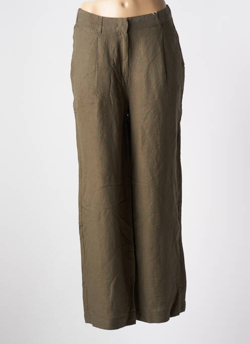 Pantalon larg verde TOM TAILOR femeie