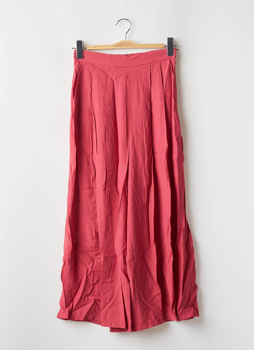 Pantalon larg roșu MNG femeie