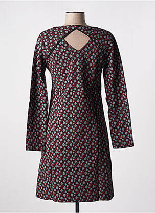 Rochie midi imprimeu fantezie mâneci lungi roșu SINOE BY BAMBOO'S femeie