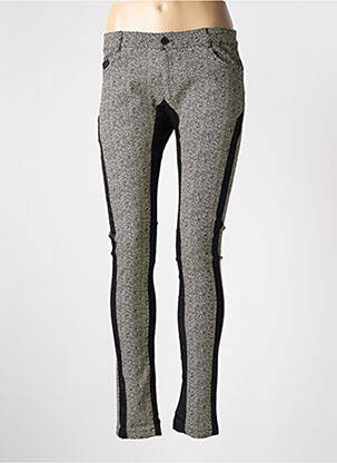 Pantalon slim buzunare negru BAMBOO'S femeie