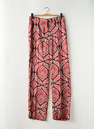 Pantalon larg roșu MNG femeie